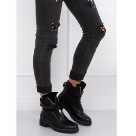 Fekete katonai csizma NC821 Fekete 2