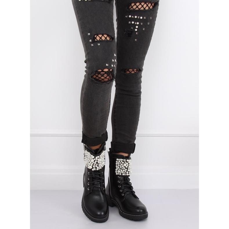 Fekete katonai csizma NC860 Fekete 1