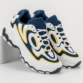 Kayla Női sportcipő fehér kék 2