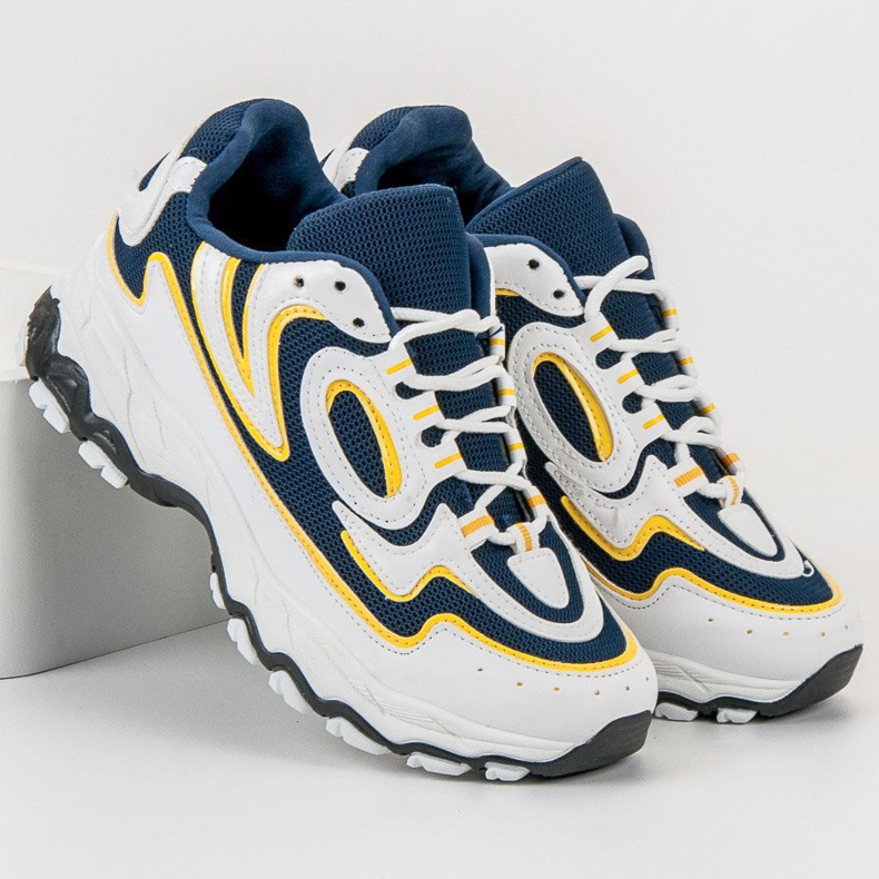 Kayla Női sportcipő fehér kék 2