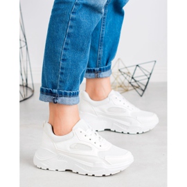 SHELOVET Divatos cipők fehér 1