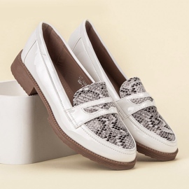 Bestelle Lakkozott cipók fehér barna 2