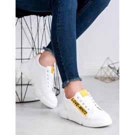 Jumex Kényelmes sportcipő fehér 1