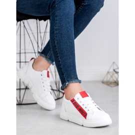 Jumex Kényelmes sportcipő fehér 1