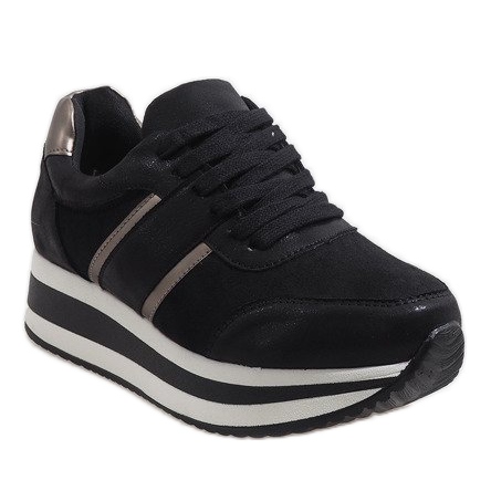 Fekete cipők a 99-09 platformon 1