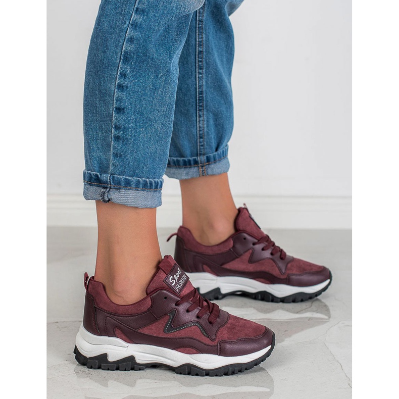 Ax Boxing Bordó sportcipő piros 1