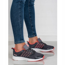 Ax Boxing Könnyű sportcipő fekete rózsaszín 2