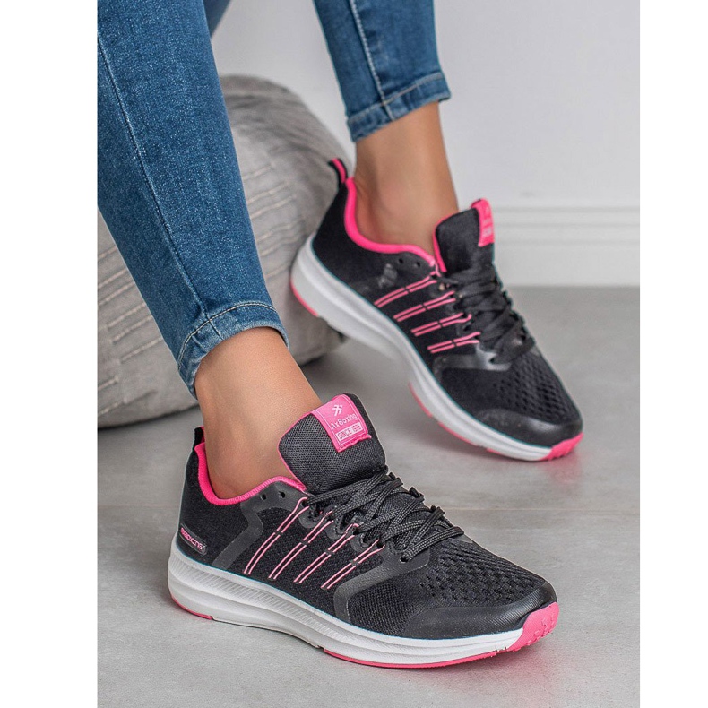 Ax Boxing Könnyű sportcipő fekete rózsaszín 2