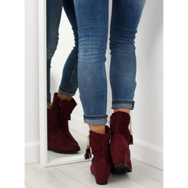 Bordó csizma AB02-36 Winered piros 1