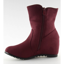 Bordó csizma AB02-36 Winered piros 2