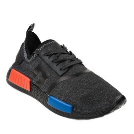 Fekete MD01A-6 sportcipő 1