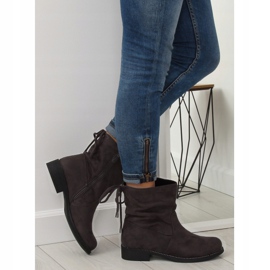 Szürke Női szürke csizma 7378-PA Szürke 1