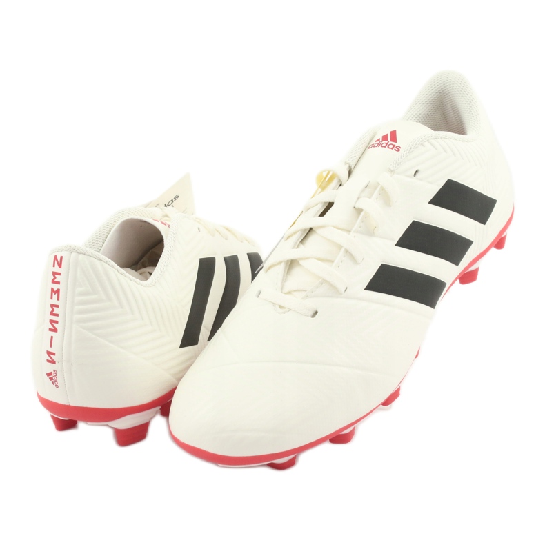 Adidas Nemeziz 18.4 FxG M D97992 futballcipő bézs 3