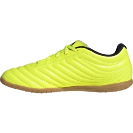 Adidas Copa 19.4 In M F35487 futballcipő fekete sárga 2