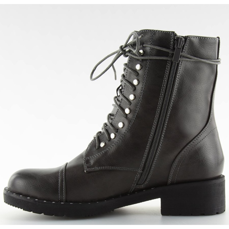 Szürke csizma szegecsekkel szürke B0-193 Szürke 2 Szürke csizma szegecsekkel szürke B0-193 Szürke 2