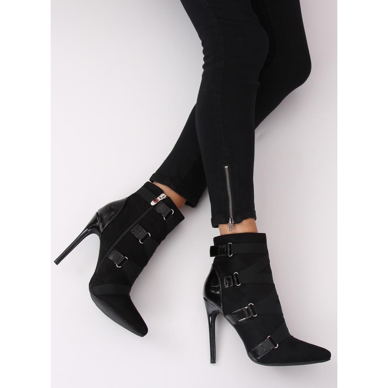 Fekete csizma csapszeg fekete BKKX1150 fekete 2