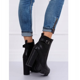 Fekete NS069P platform platformcsizma 1