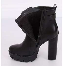 Fekete NS069P platform platformcsizma 2