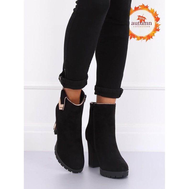 Fekete M319 Fekete magassarkú 1