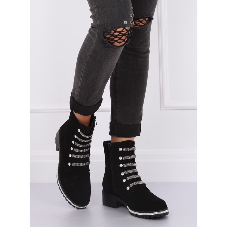 Fekete katonai csizma CH1818-2 Fekete 1 Fekete katonai csizma CH1818-2 Fekete 1