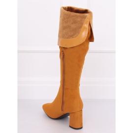 Mézes magassarkú YQ215 Sárga 2