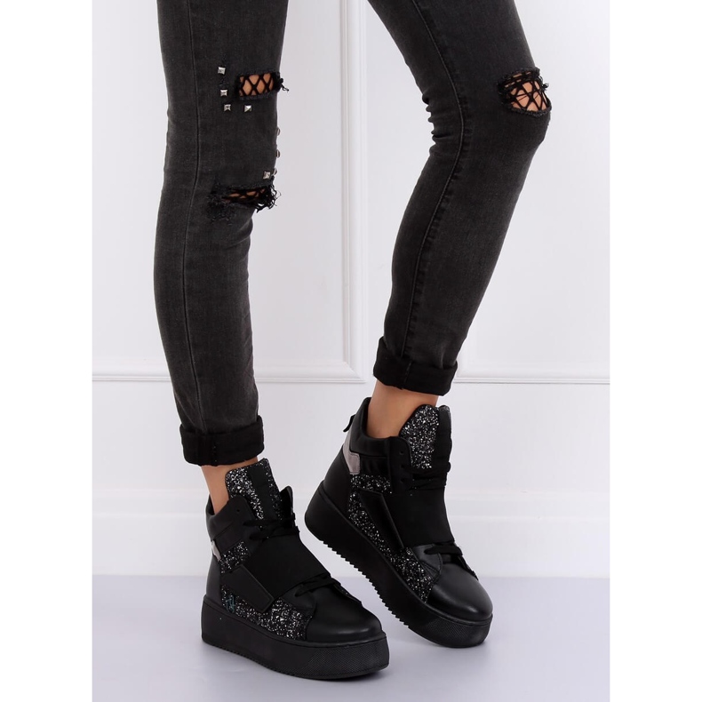 Fekete cipők LA56 Fekete 1