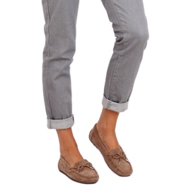 Női bézs cipők R812 Khaki barna sokszínű 2