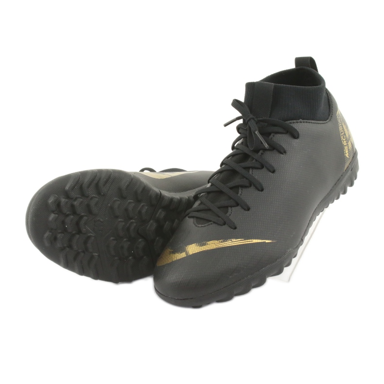 Nike Mercurial SuperflyX 6 Academy Gs Tf Jr AH7344-077 futballcipő fekete 4