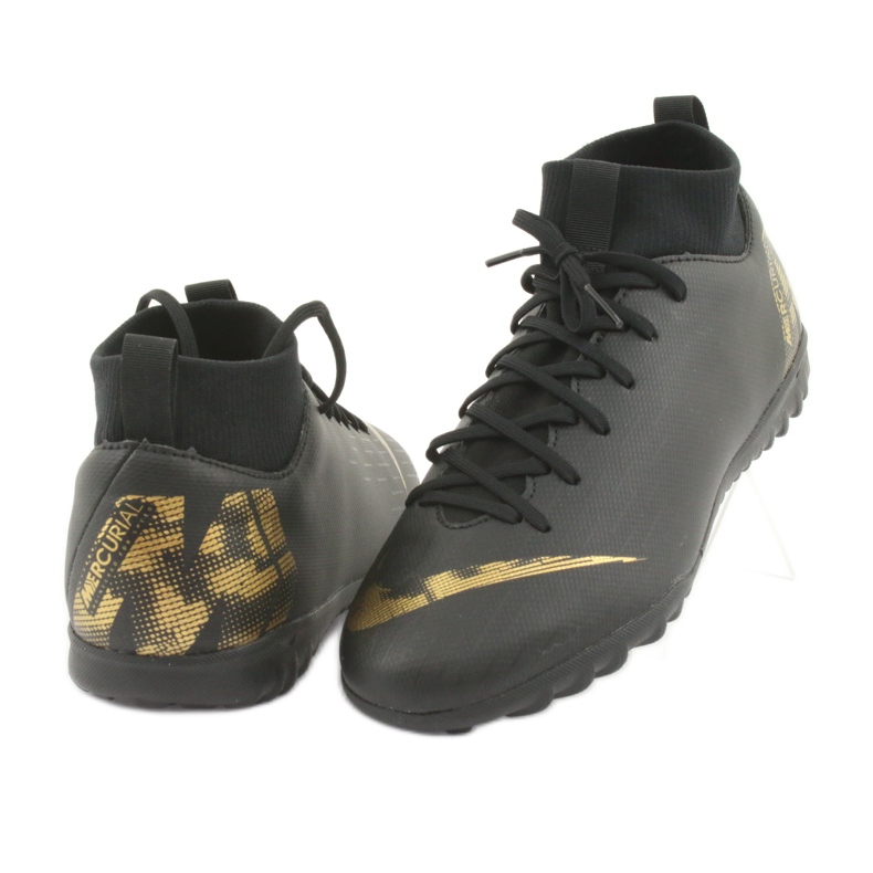 Nike Mercurial SuperflyX 6 Academy Gs Tf Jr AH7344-077 futballcipő fekete 3