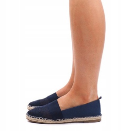 Áttört Espadrilles cipők 188-38 Navy Blue sötétkék 2 Áttört Espadrilles cipők 188-38 Navy Blue sötétkék 2