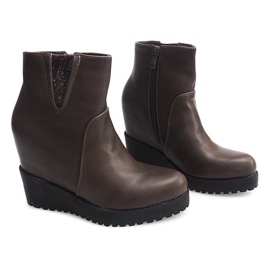 Ék 8E8505 Khaki ékcsizma sokszínű 1 Ék 8E8505 Khaki ékcsizma sokszínű 1