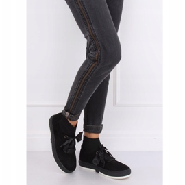 Fekete CH-95 Fekete bokacipő 1