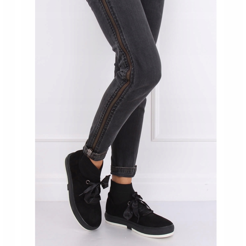 Fekete CH-95 Fekete bokacipő 1