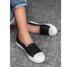 J. Star Stílusos alacsony cipők fekete 2