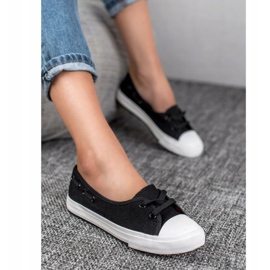J. Star Stílusos alacsony cipők fekete 1