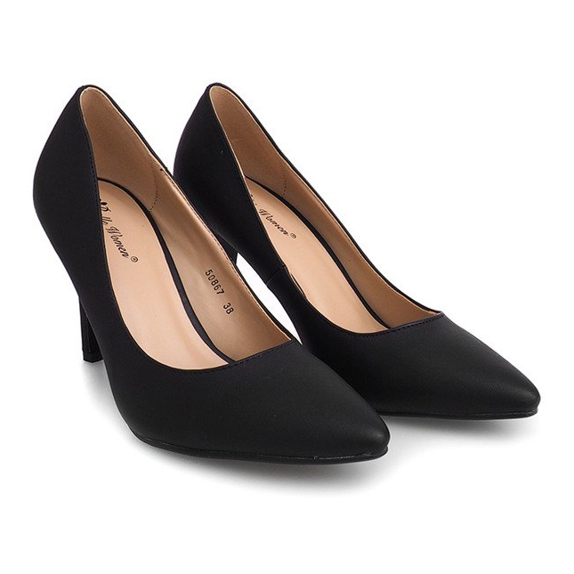 Velúr magassarkú 50867 Fekete 1