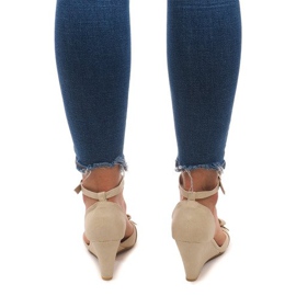 Ék Szandál F1-43 Bézs 2