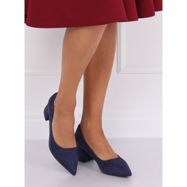 Szivattyúk széles sarkú sötétkék KJ-10 D.BLUE 2