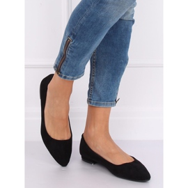 Balerinák mandula lábujjakkal fekete RC-76 Black 2