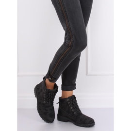 Fából készült csizma női camo W-3033 Blackcamuflage fekete 1 Fából készült csizma női camo W-3033 Blackcamuflage fekete 1