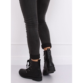 Fekete katonai csizma BJ1523-KB Fekete 2