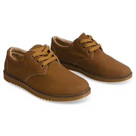 Klasszikus Brogues csizma 1307 Camel barna 2