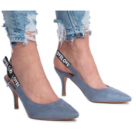 Blue Love Paris szandál kék 1