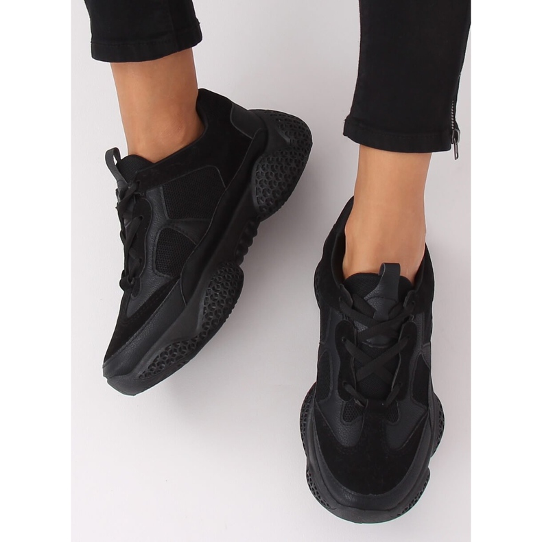 Fekete BD-3 Fekete sportcipő 2