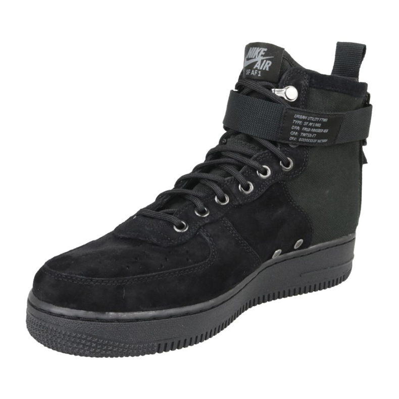 Nike Sf Air Force 1 Mid M 917753-008 cipő fekete 1