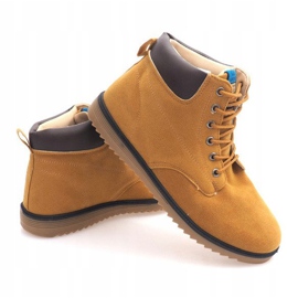 Férfi magas csizma NO202 Camel barna 2
