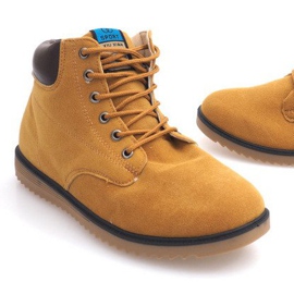 Férfi magas csizma NO202 Camel barna 1 Férfi magas csizma NO202 Camel barna 1