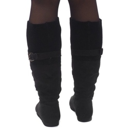 Csizma Saszki Csizma SH11-094 Fekete 1