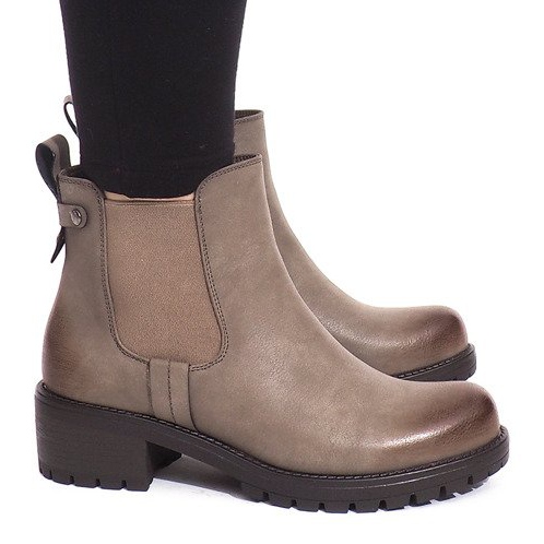 Meleg csizma BH56-KB Khaki sokszínű zöld 1