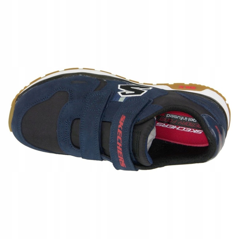 Skechers Throwbax Jr 97360-NVBK Cipő sötétkék 2